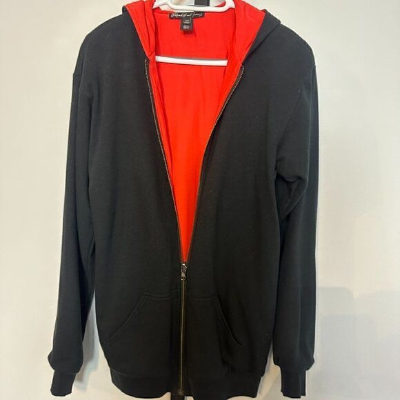 𝅺euc Elizabeth and James (Olsen Twins) Long Sweatshirt with Silk lining, Size M - Picture 4 of 6